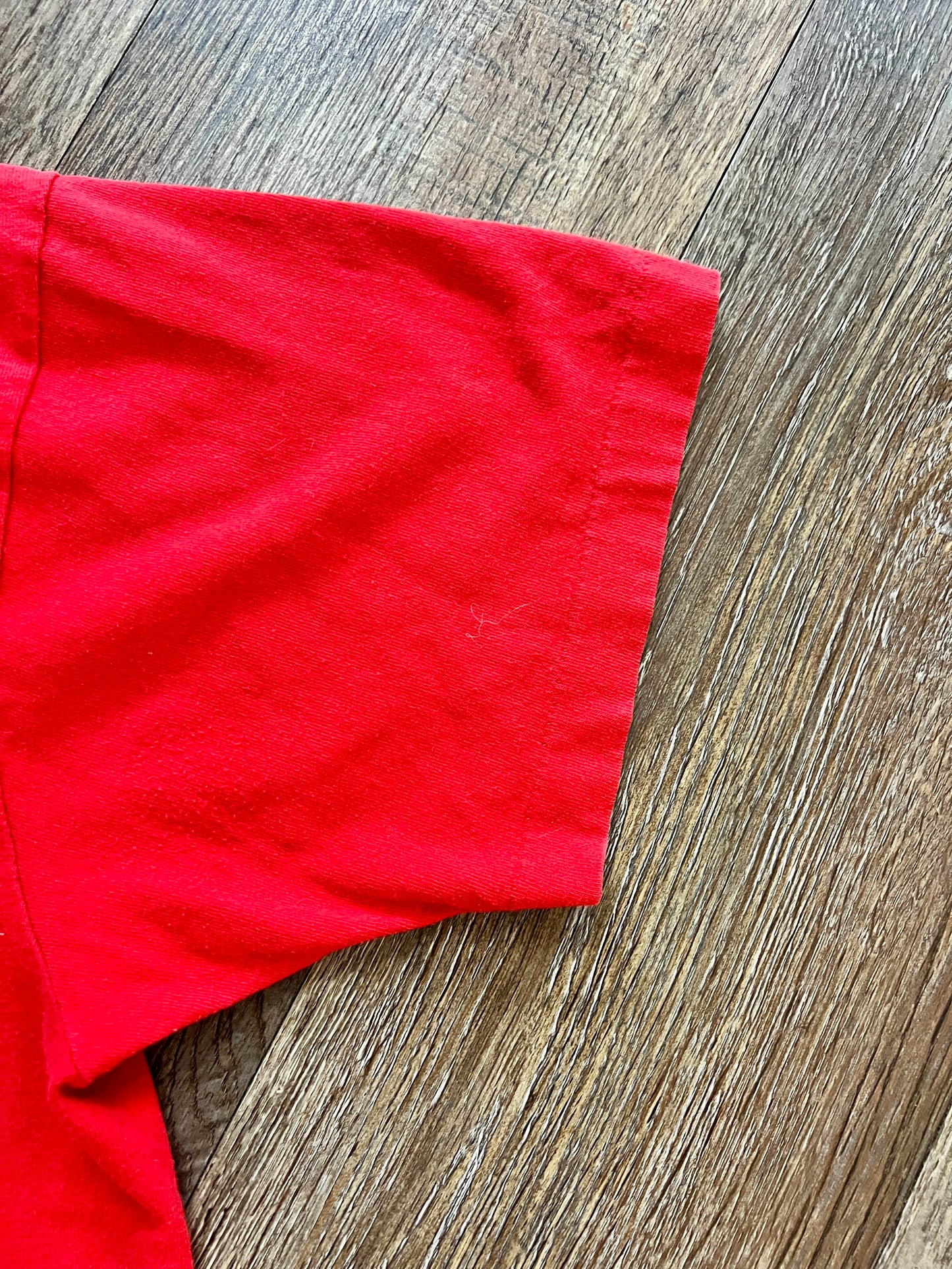 901 -Red Classic Mickey Standing Shirt - OSFA