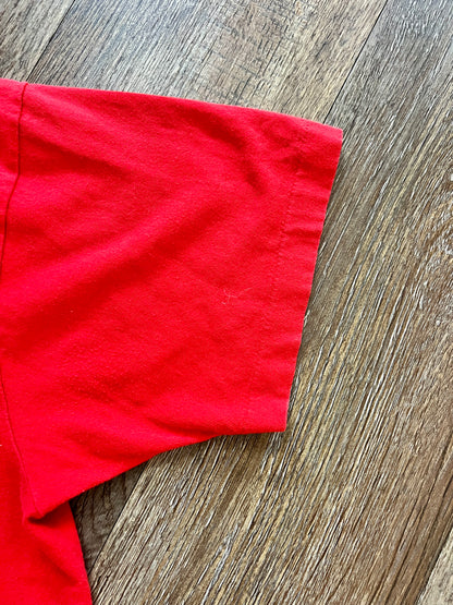 901 -Red Classic Mickey Standing Shirt - OSFA