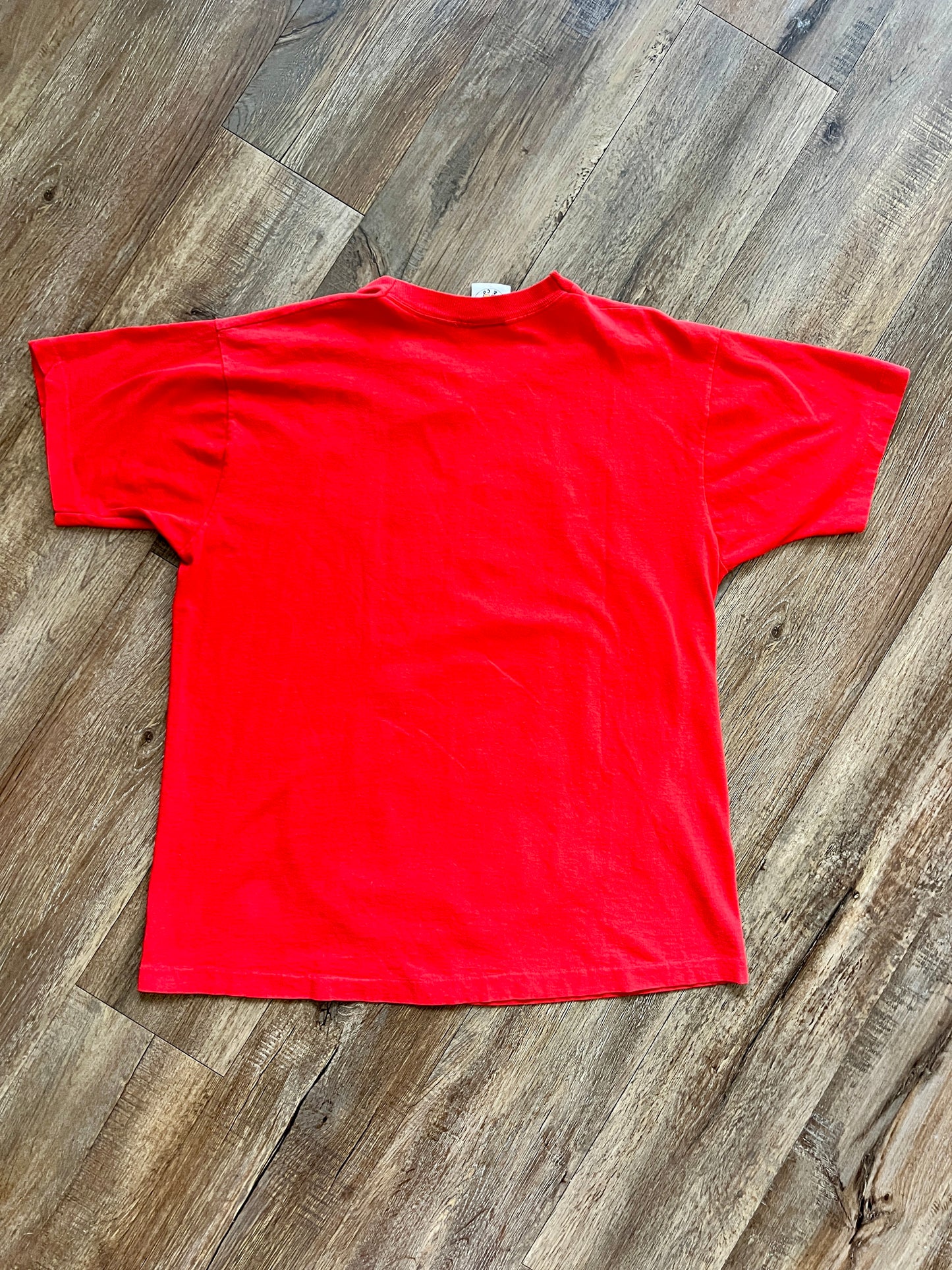 901 -Red Classic Mickey Standing Shirt - OSFA