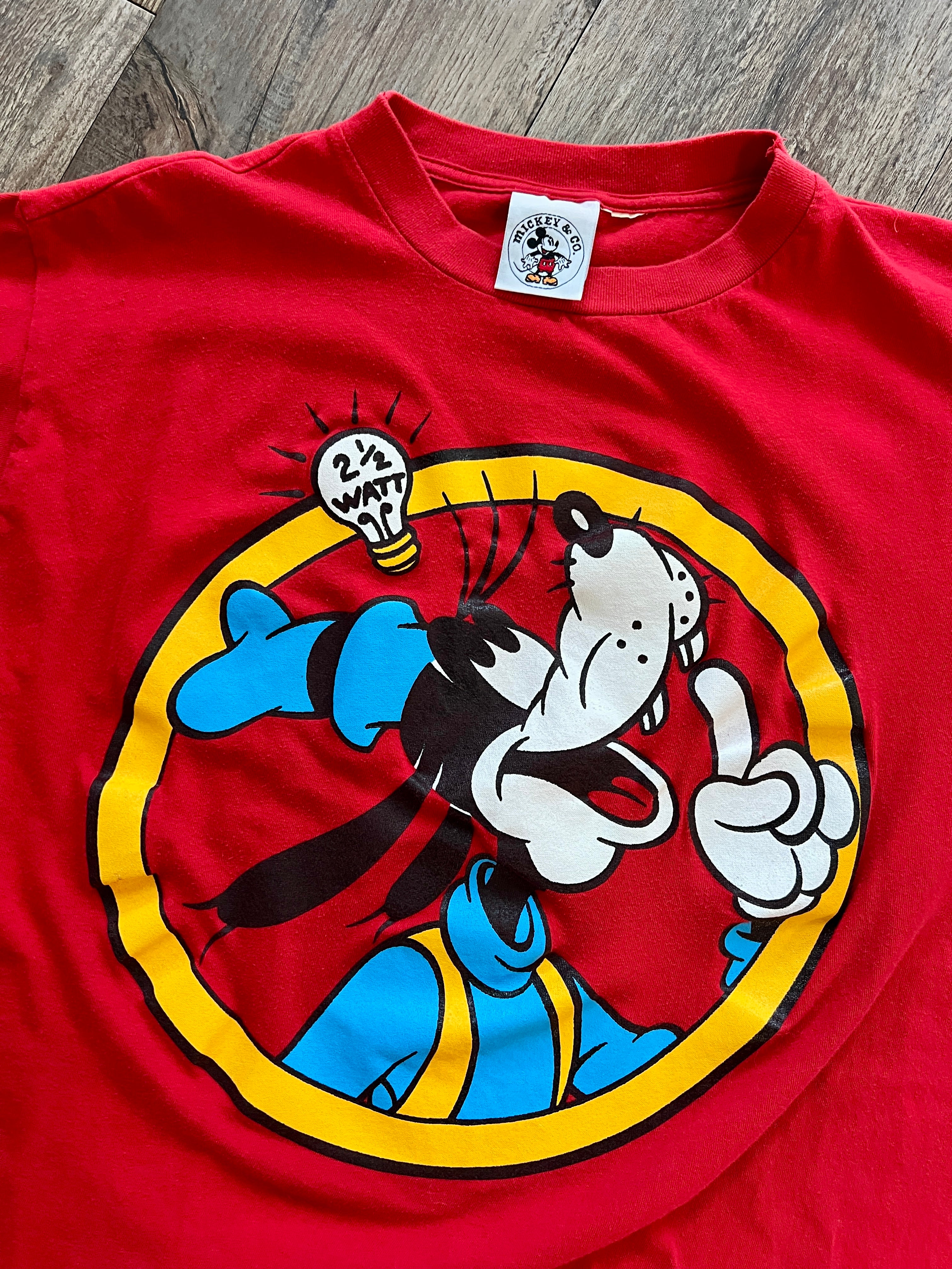 902 -Red 2 1/2 Watt Goofy Lightbulb Shirt - XL