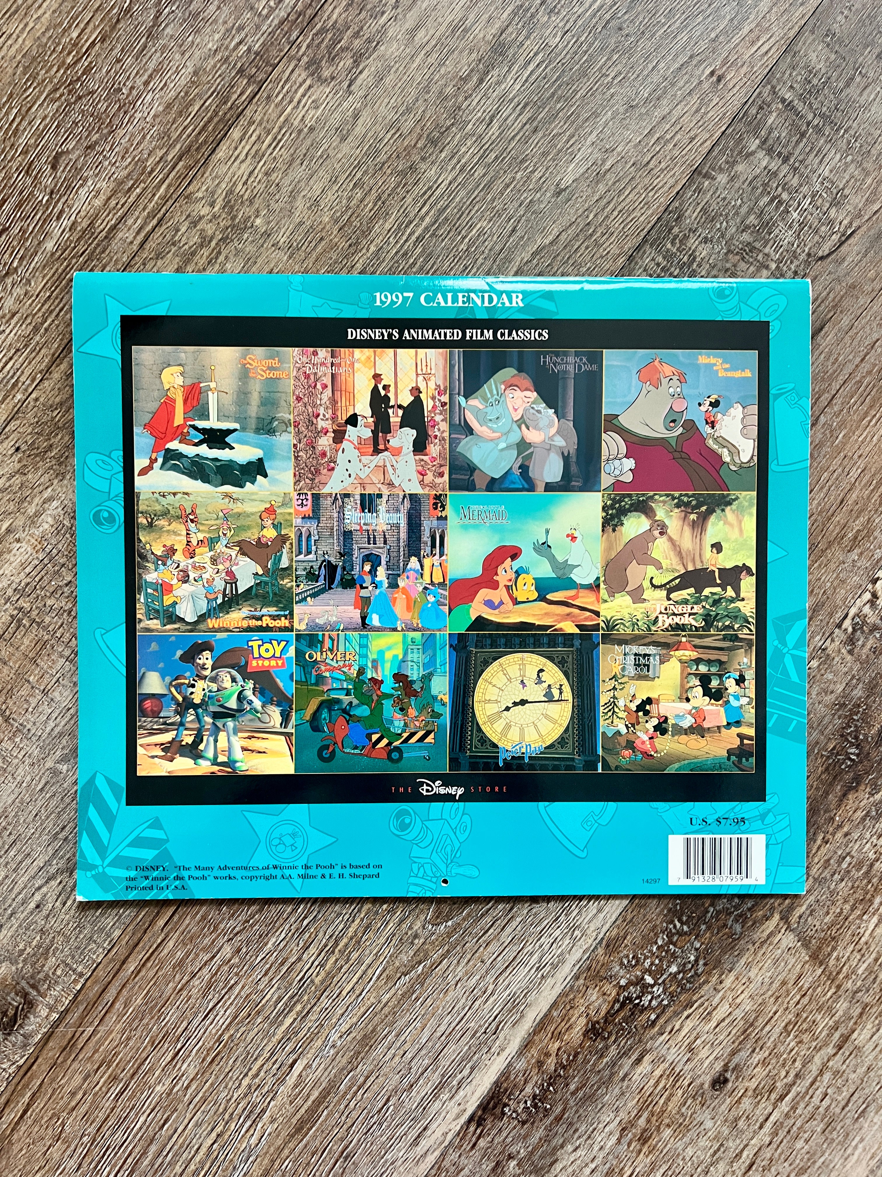 1997 Animated Film Classics Calendar