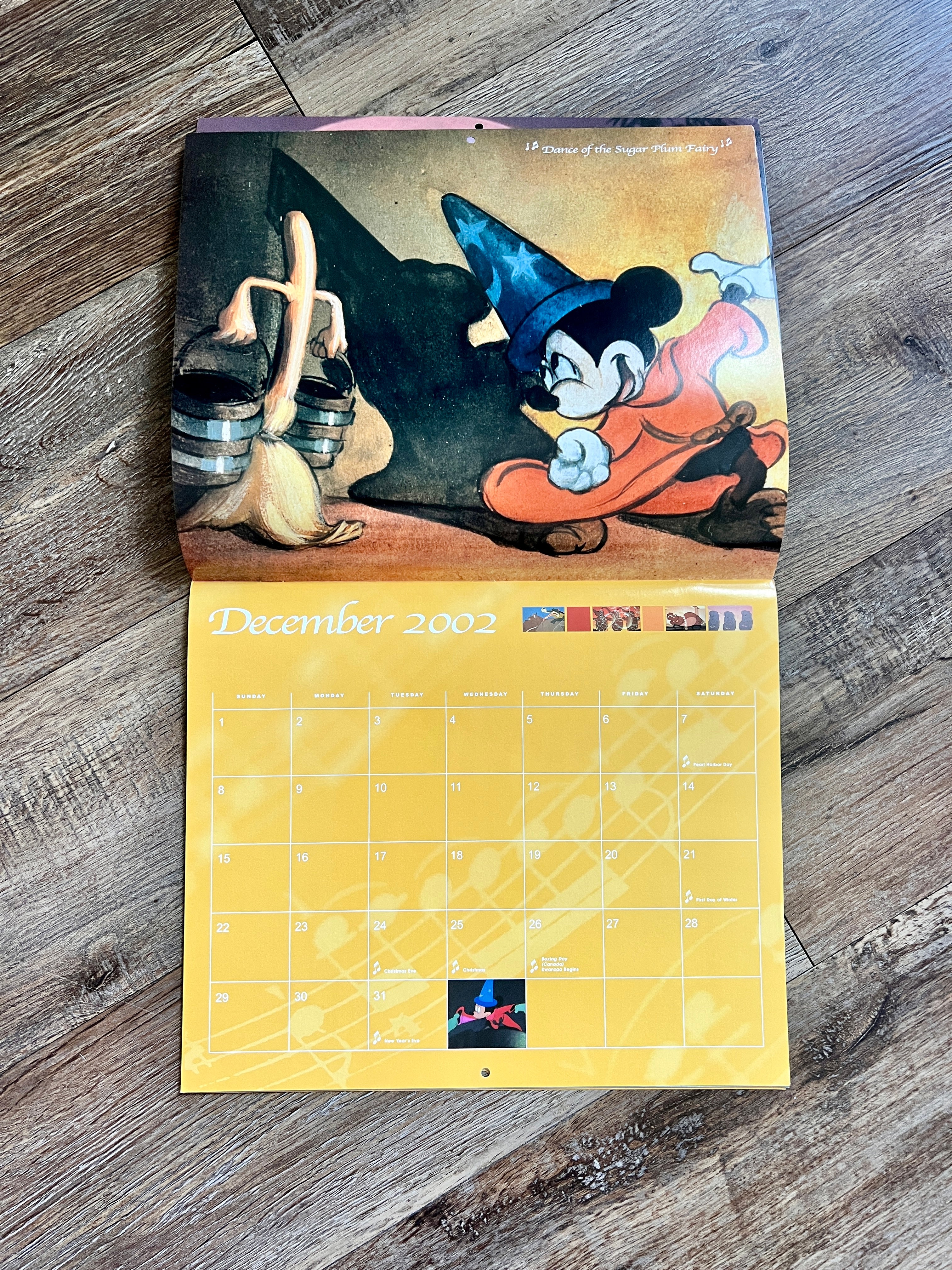 2002 Magical Musical Moments Calendar