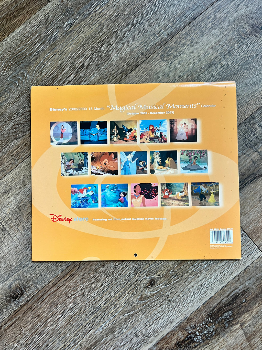 2002 Magical Musical Moments Calendar