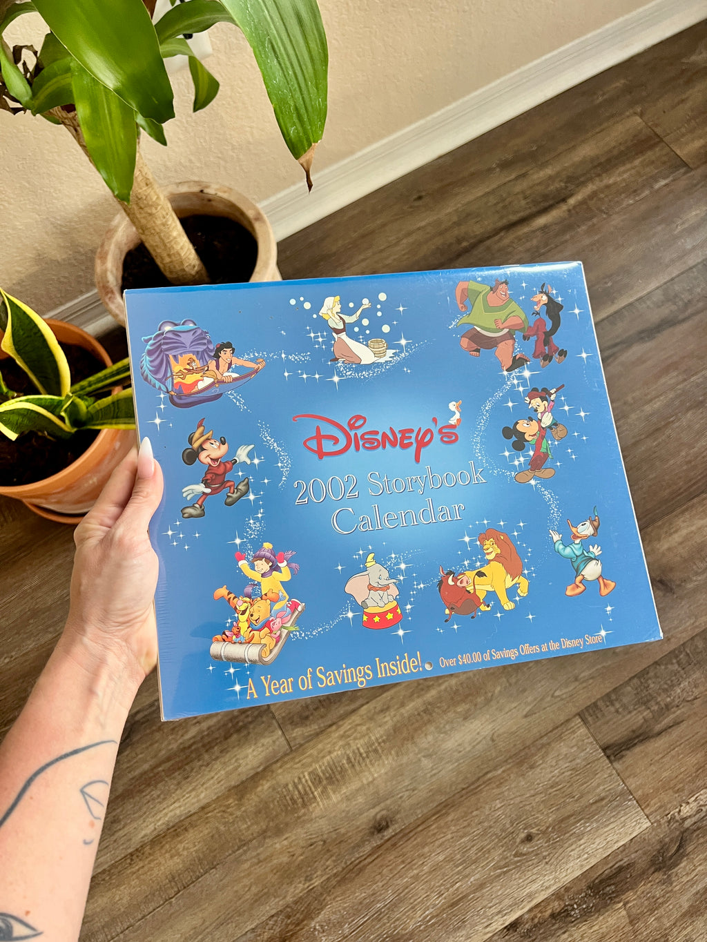 2002 Sealed Disney's Storybook Calendar