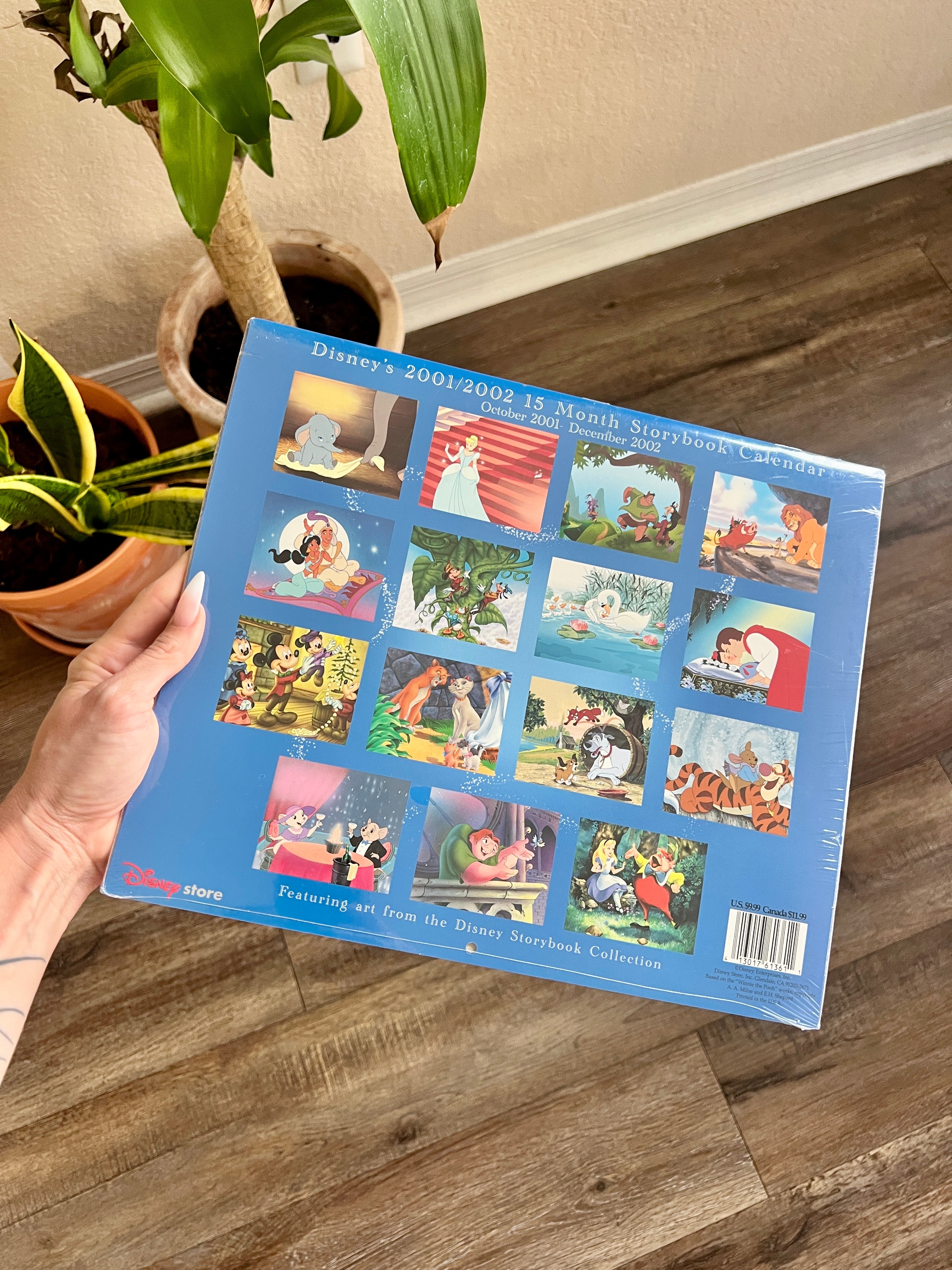 2002 Sealed Disney's Storybook Calendar