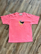 912 -Red Embroidered Pocahontas Shirt - XL