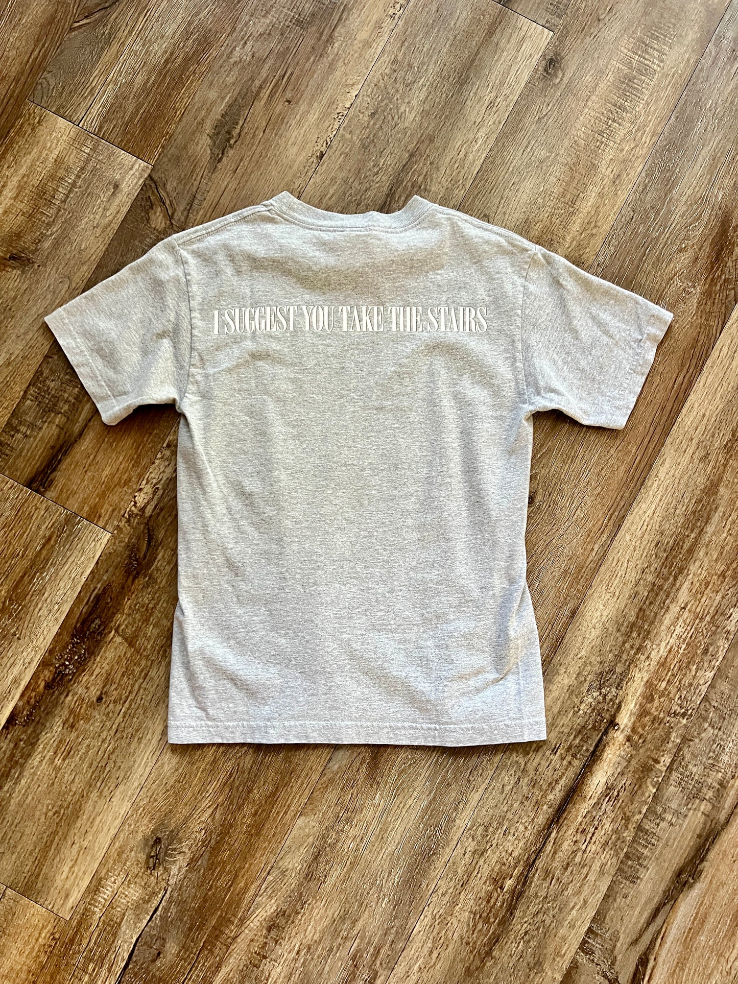 914 -Grey Tower of Terror Mickey Elevator Shirt - S