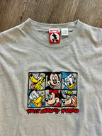 916 -Grey Embroidered Fab 6 WDW Block Shirt - M