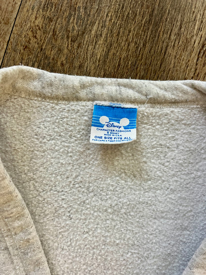 919 -Grey Waving Mickey WDS Button Up Sweatshirt - OSFA