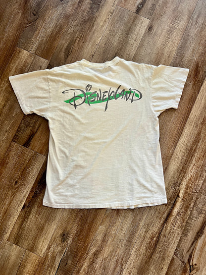 920 -White Big Face Goofy Disneyland Shirt - L