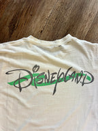 920 -White Big Face Goofy Disneyland Shirt - L