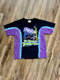 925 - KIDS Black & Purple Tie-Dye I Survived Tower of Terror Shirt - YM