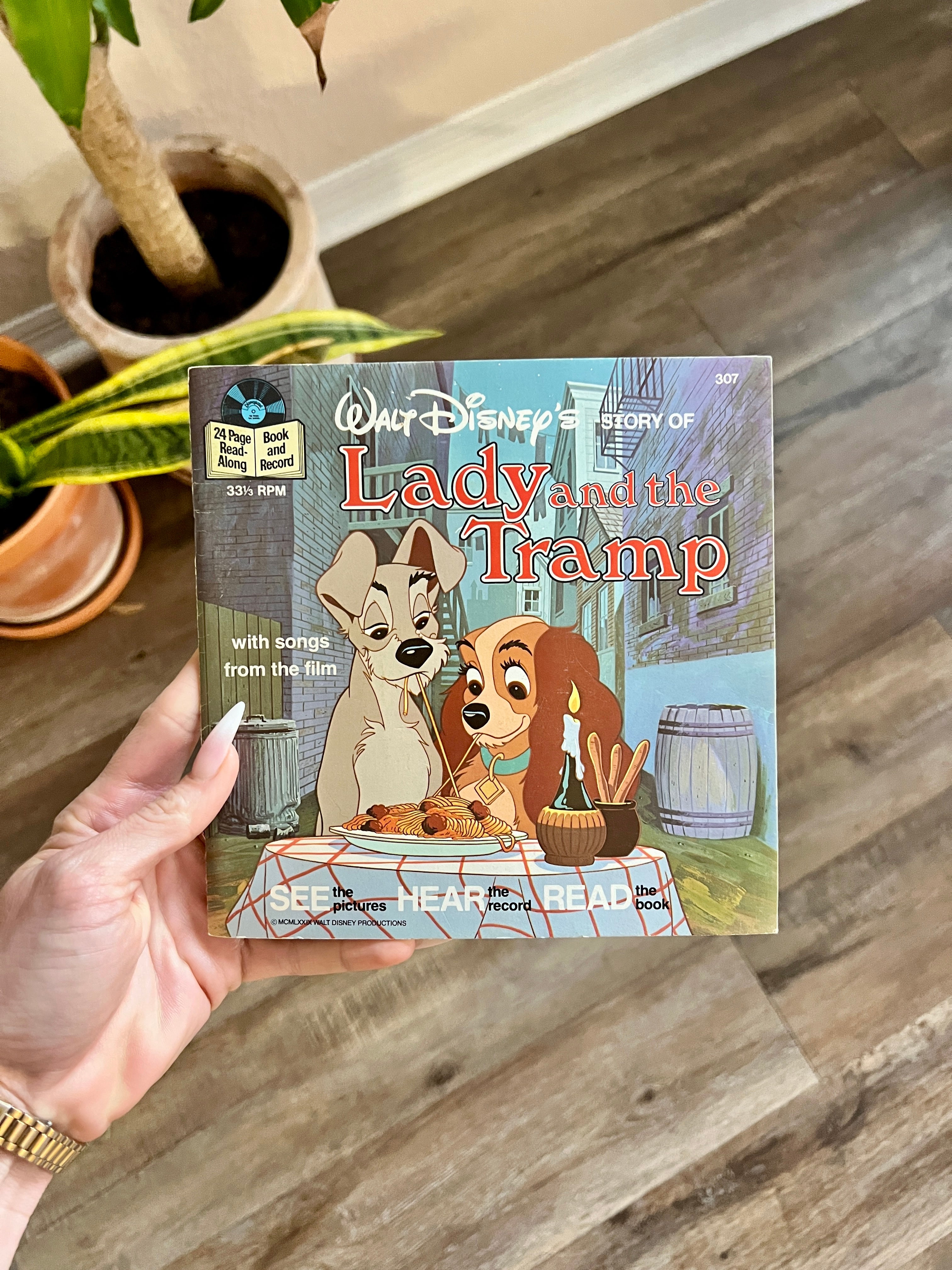 Lady & The Tramp  Read Along Book & Record