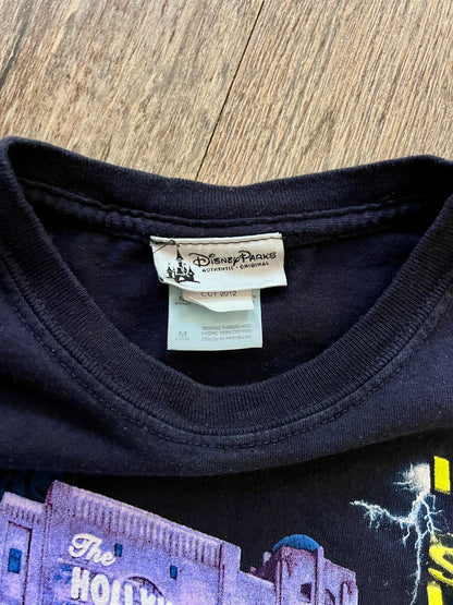 925 - KIDS Black & Purple Tie-Dye I Survived Tower of Terror Shirt - YM