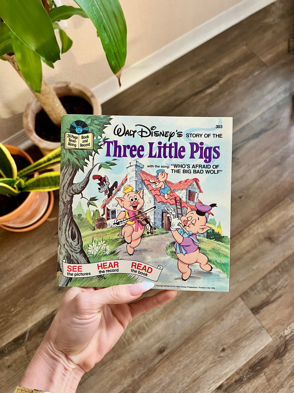 Three Little Pigs Read Along Book & Record