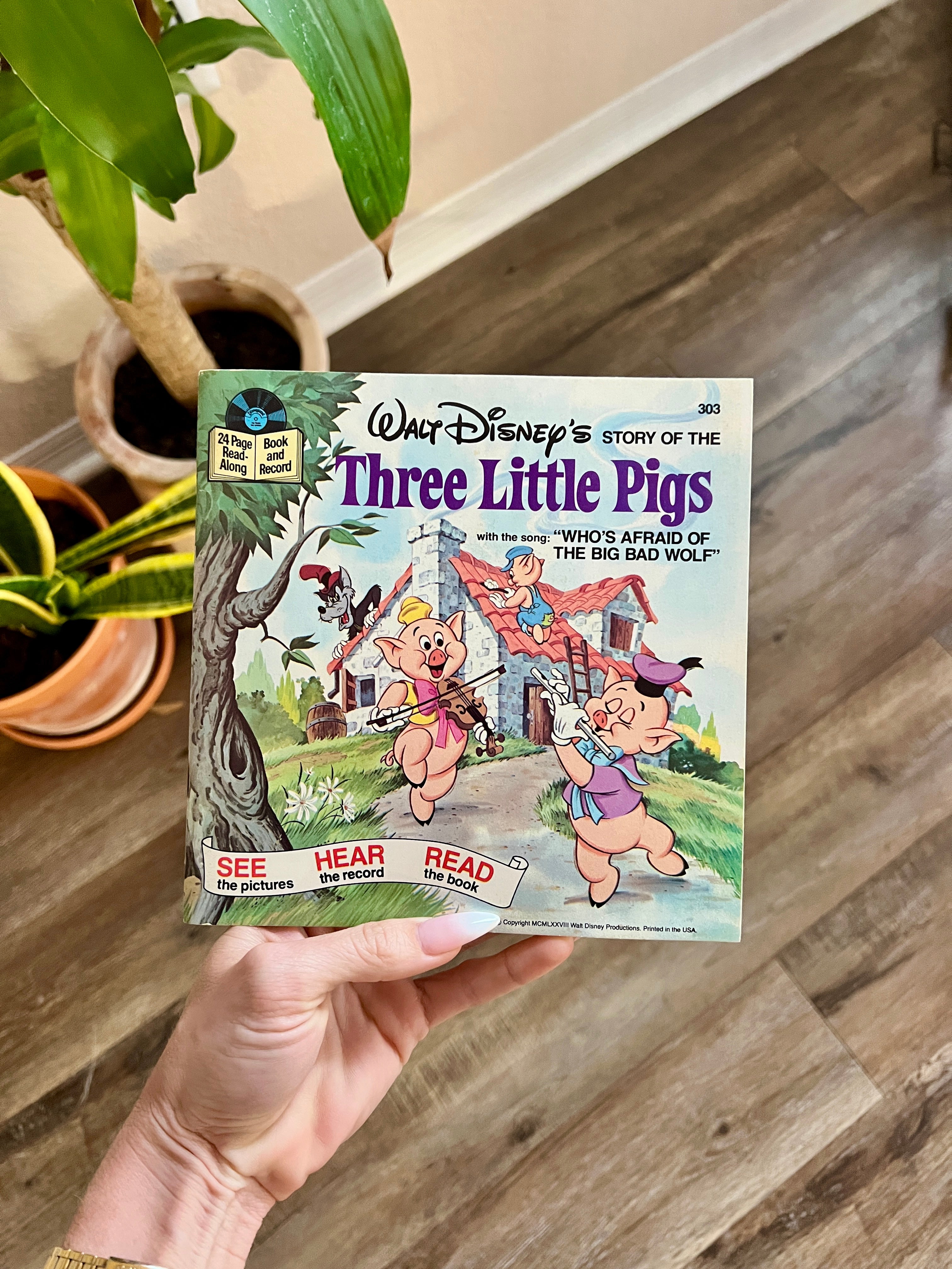 Three Little Pigs Read Along Book & Record