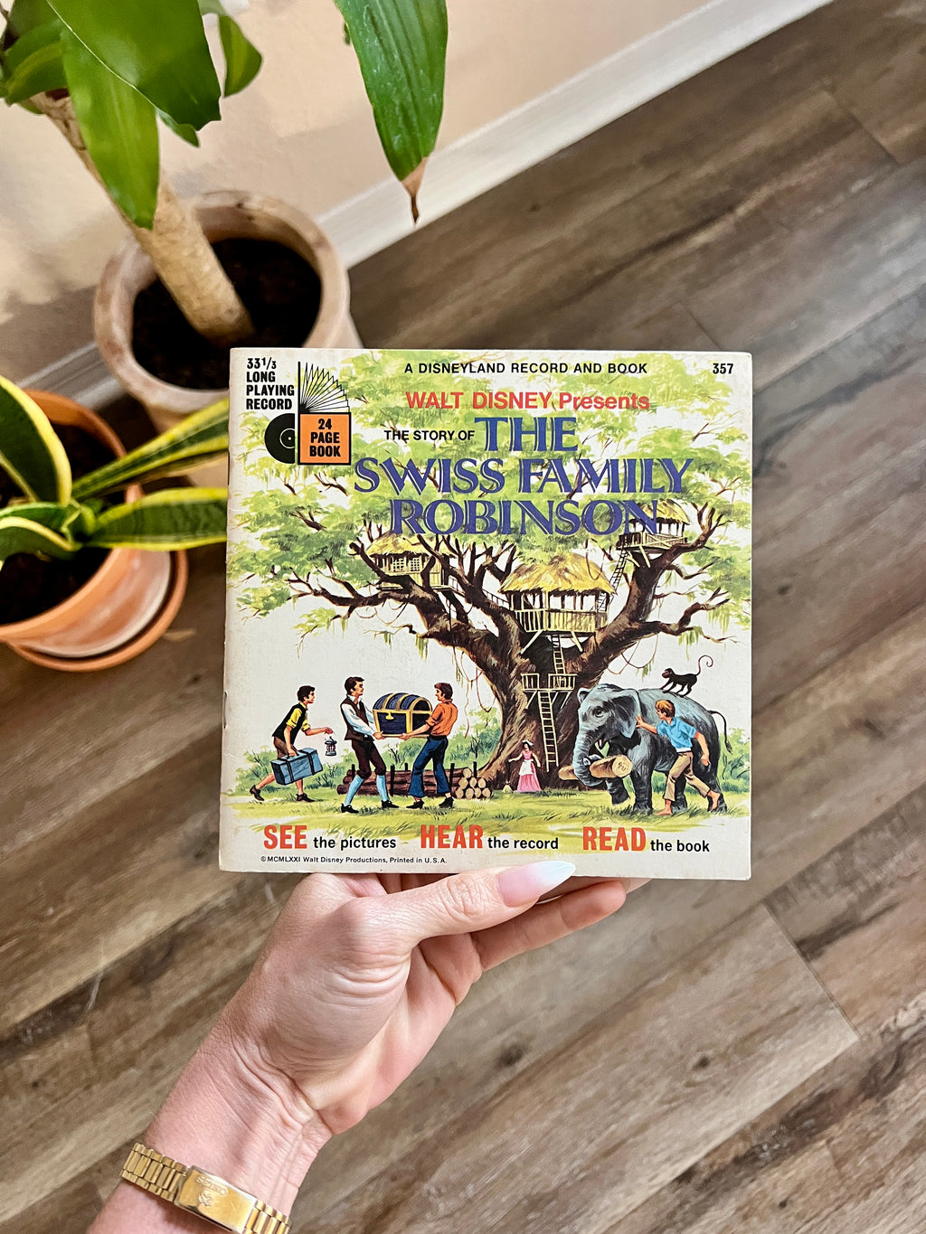Swiss Family Robinson Read Along Book & Record