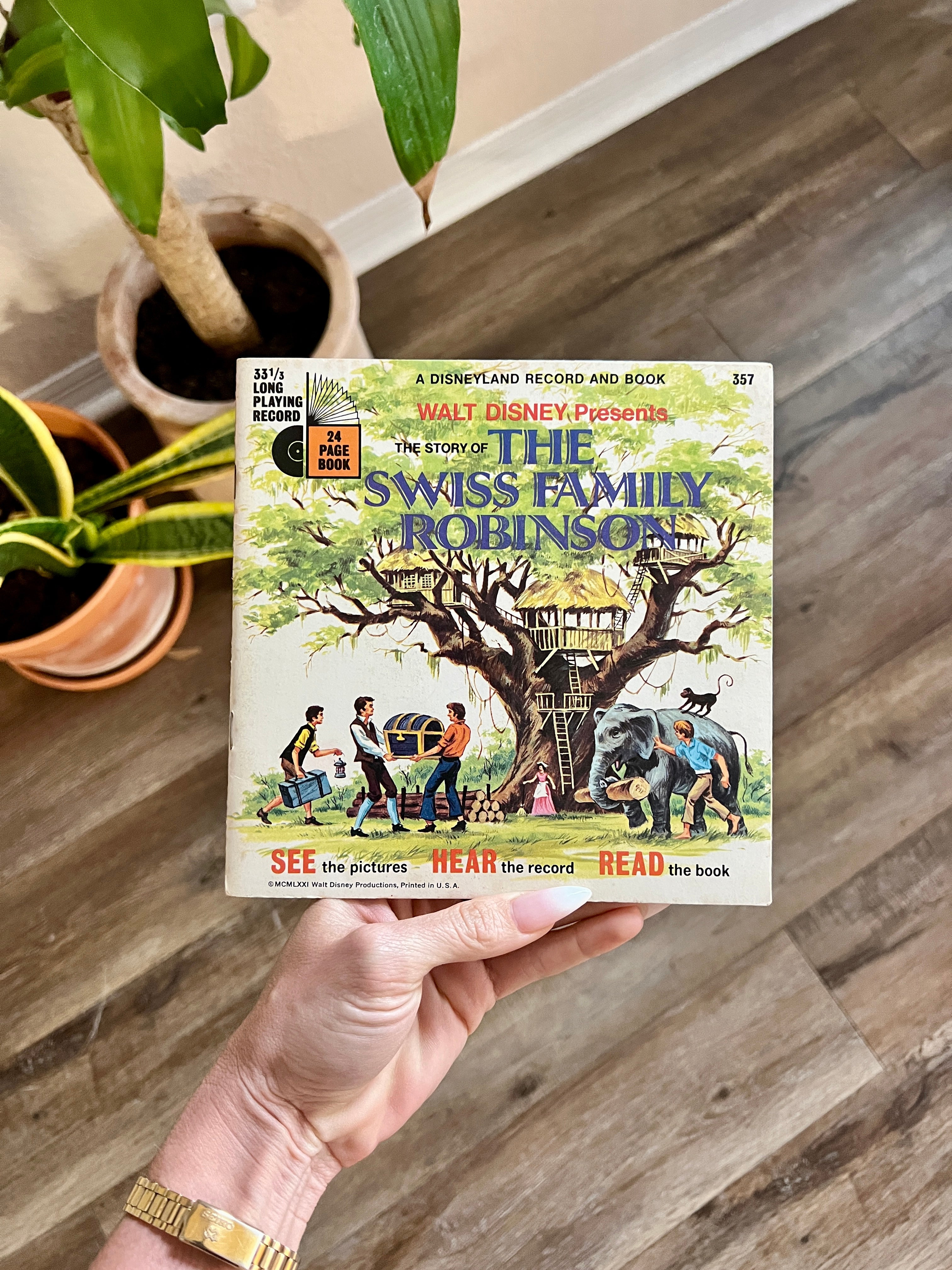 Swiss Family Robinson Read Along Book & Record