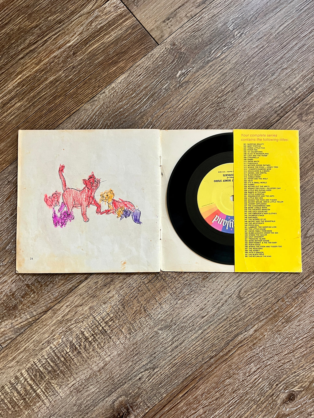 The Aristocats Read Along Book & Record