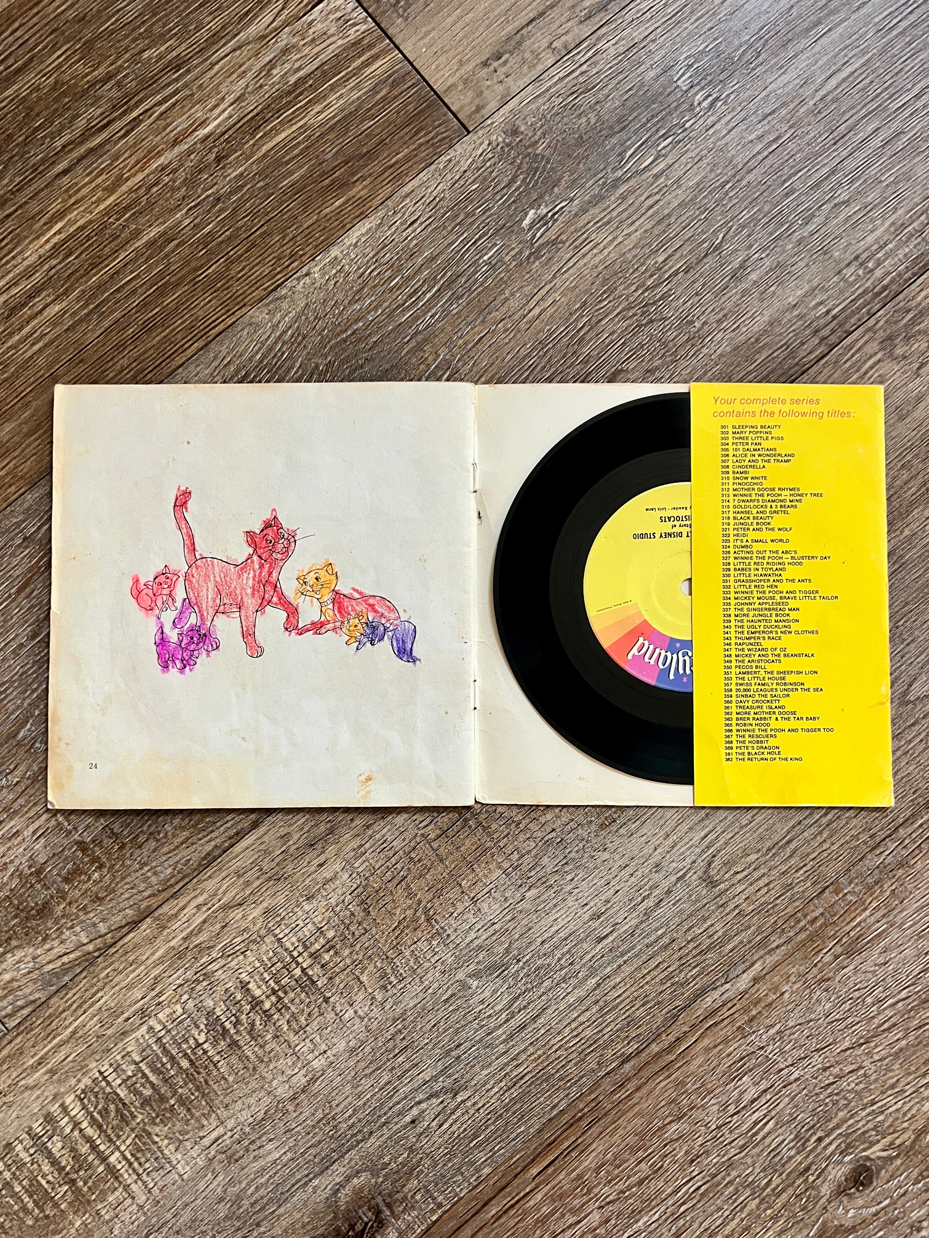 The Aristocats Read Along Book & Record