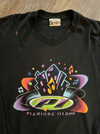 930 -Black Pleasure Island Logo Long Sleeve - 2X