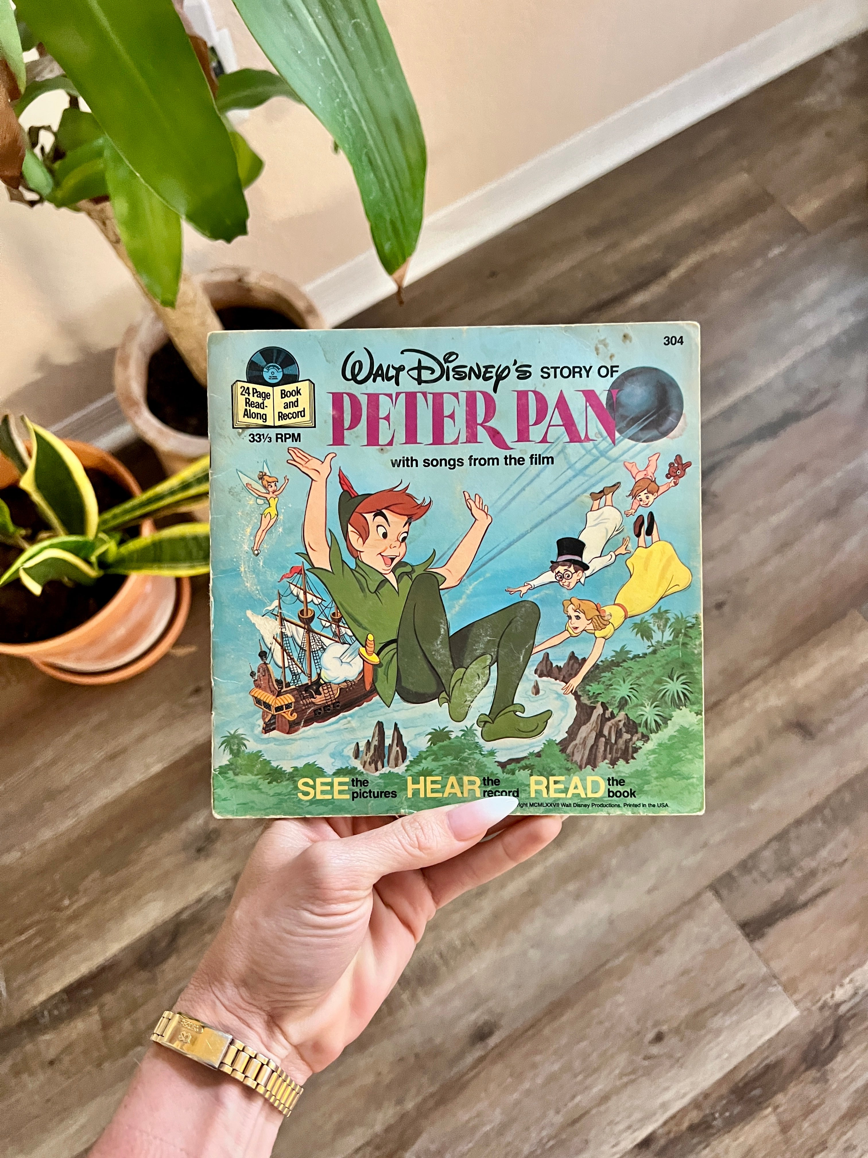 Peter Pan Read Along Book & Record