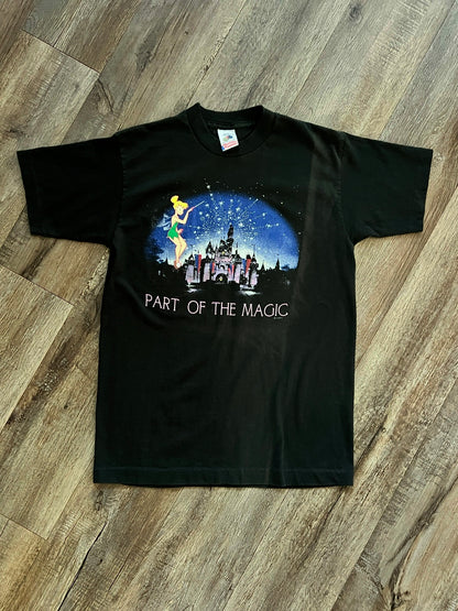 932 -Black Tinkerbell Disneyland Part of the Magic Shirt - L