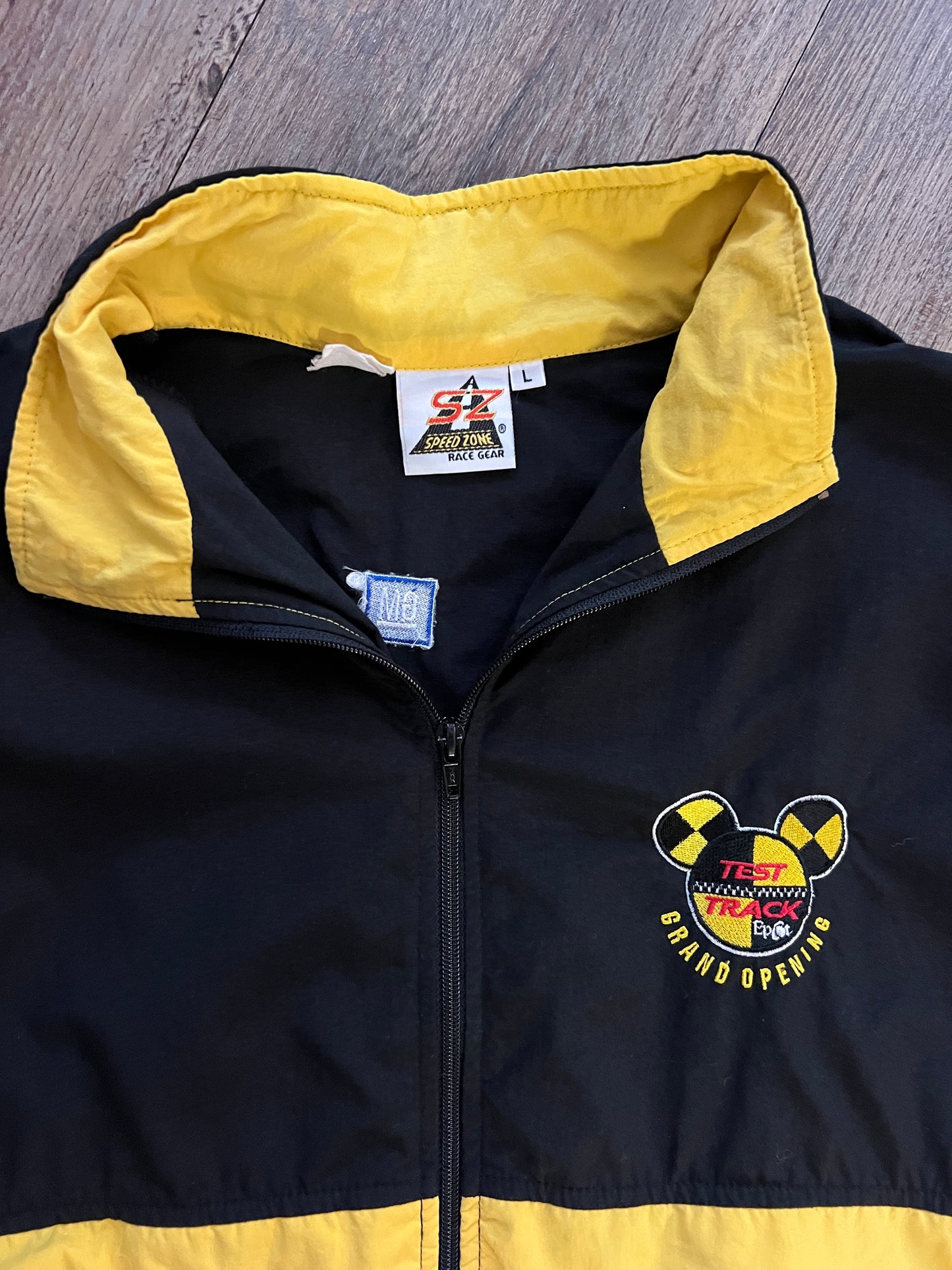 934 -Black & Yellow Test Track Grand Opening Jacket - L