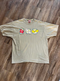 938 -Sage Green The Shorts, The Gloves, The Shoes Mickey Mouse Character Shirt - XL