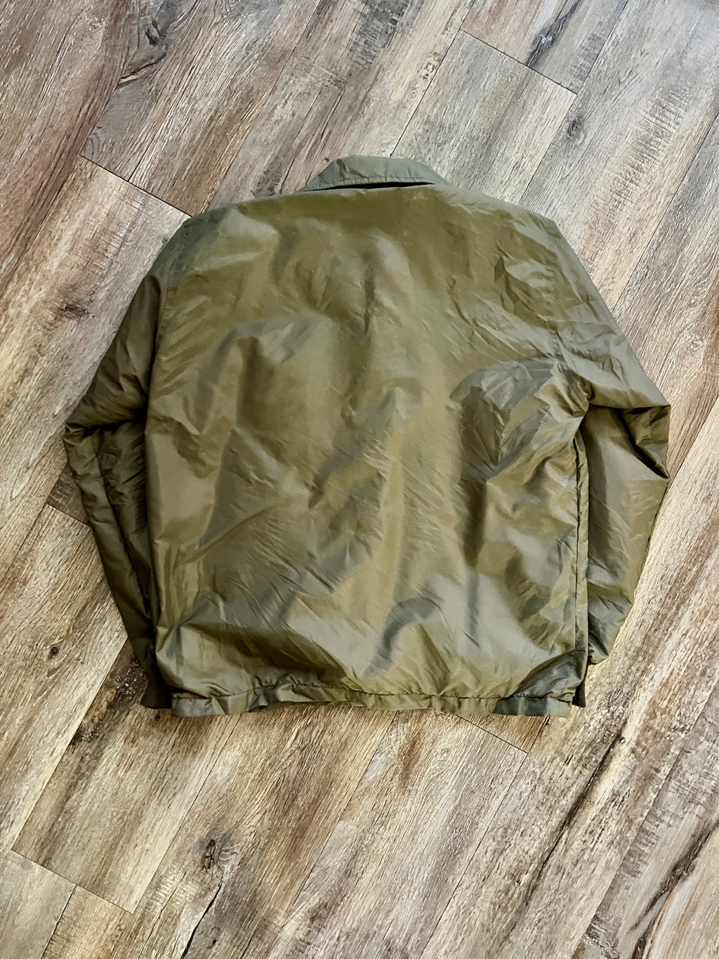939 -Green Embroidered Fort Wilderness Button Up Jacket - S
