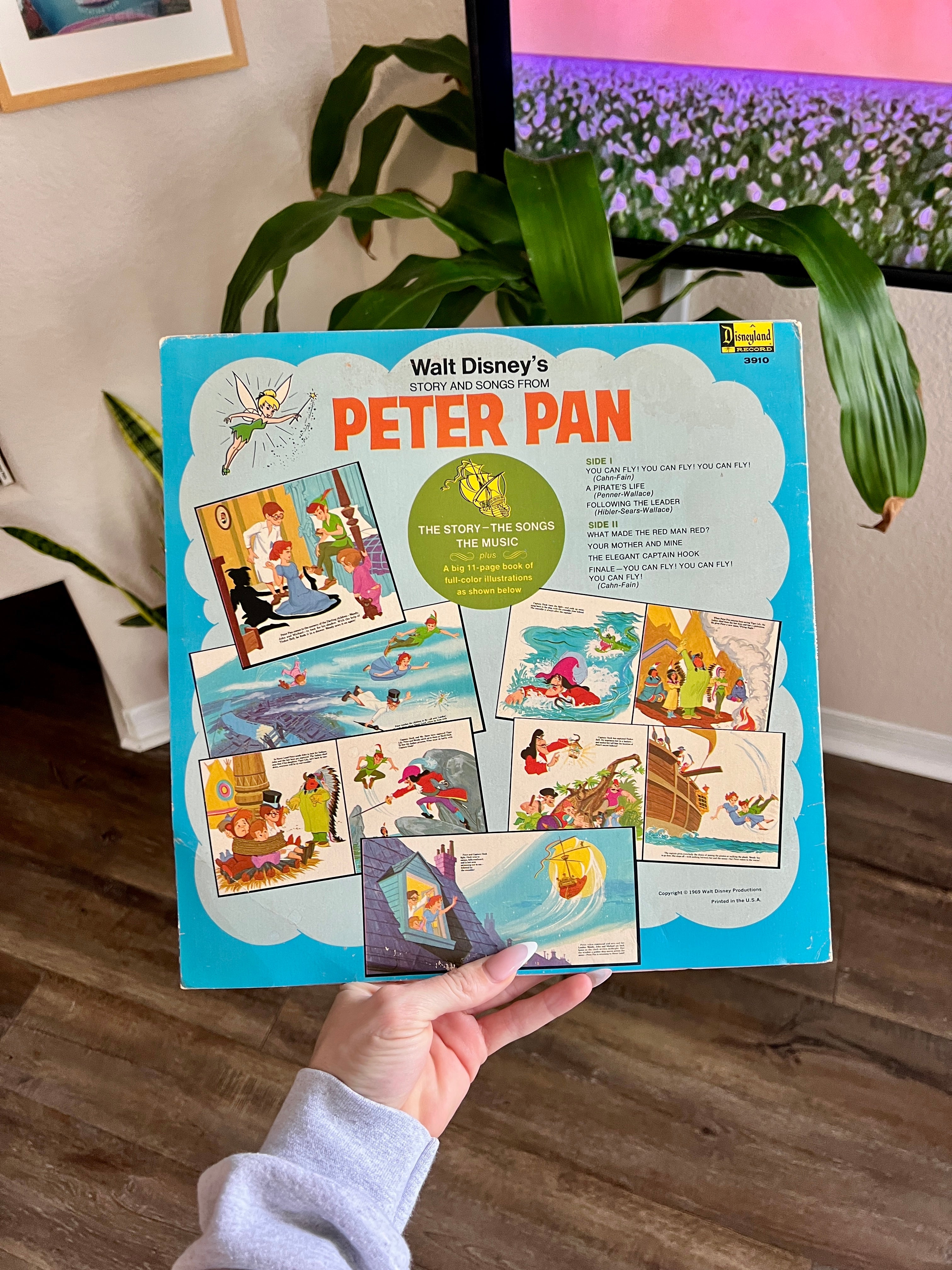 950 -Story & Songs from Peter Pan Vinyl Record 33
