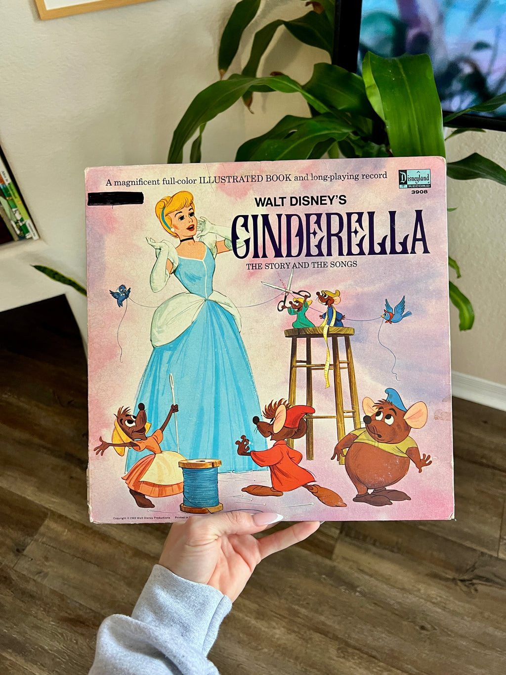 964 -The Story & The Songs of Cinderella Vinyl Record 33