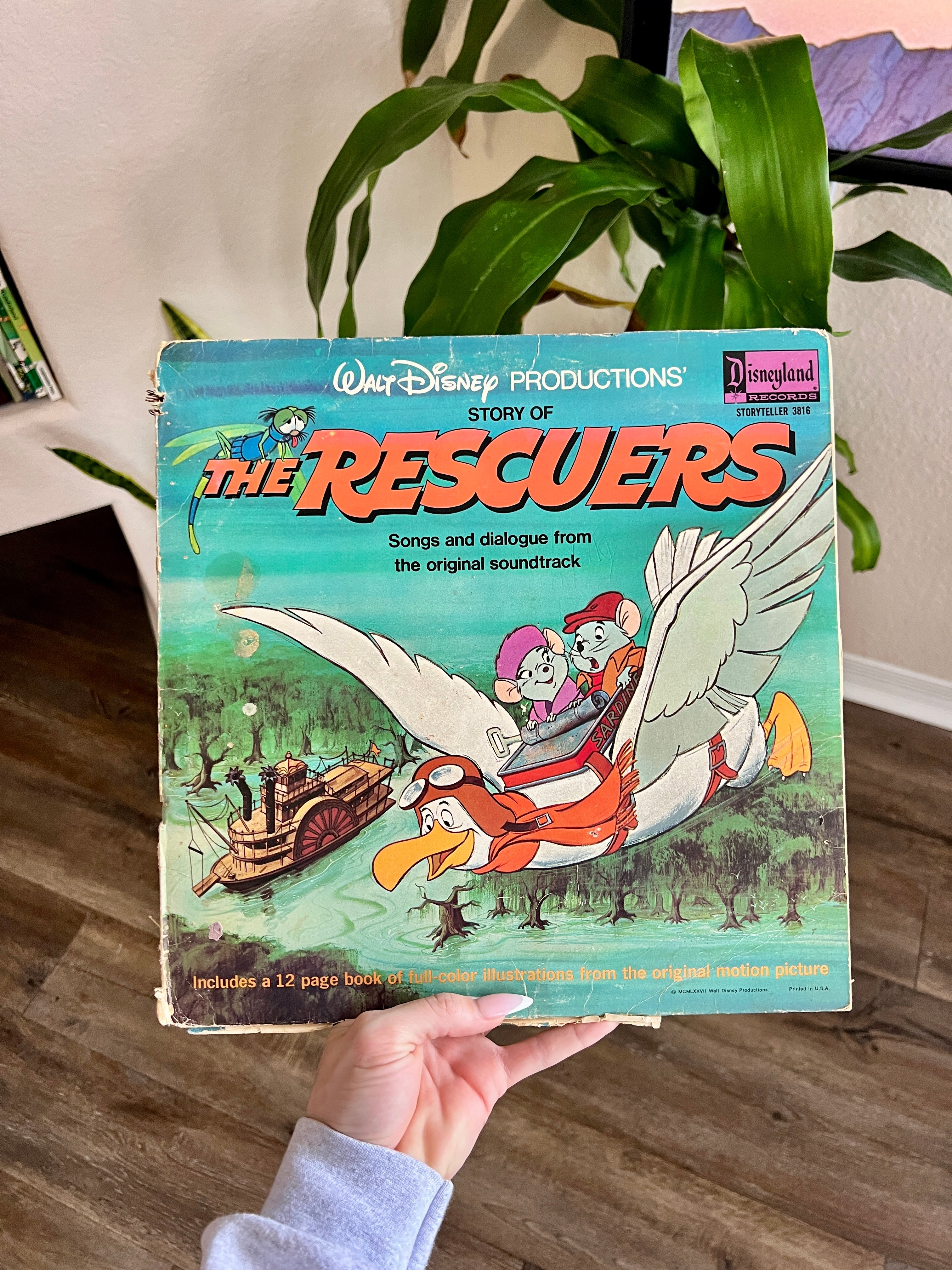 963 -The Story of the Rescuers Vinyl Record 33