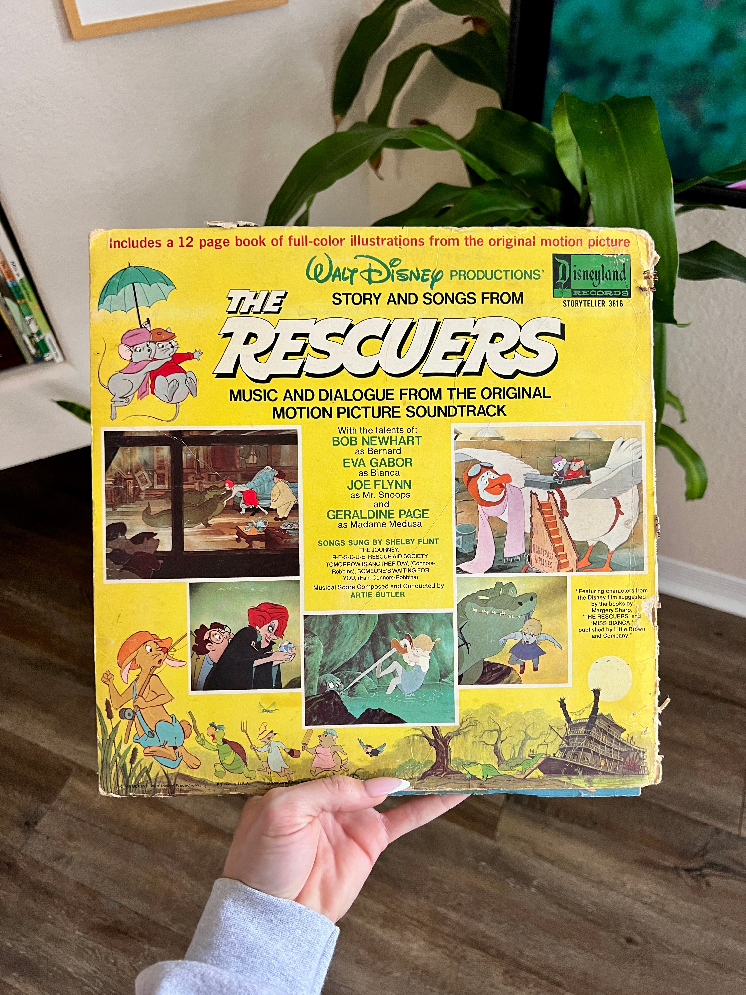 963 -The Story of the Rescuers Vinyl Record 33