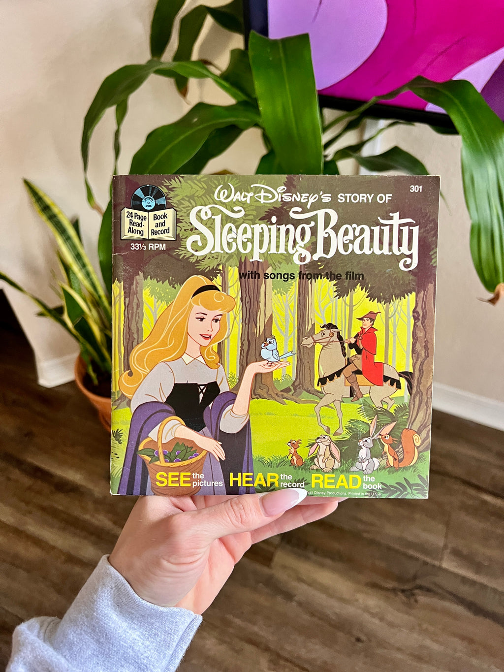 974 -The Story of Sleeping Beauty 24 PG Read Along Book & Record