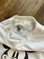 1269 - White Mickey Holding Heart Shirt - L