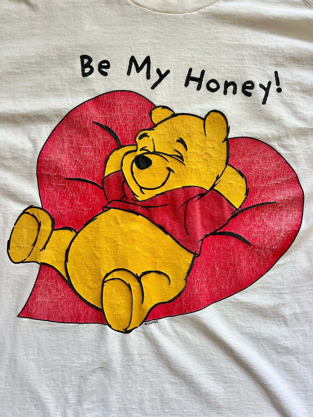 1270 - White Be My Honey WTP Heart Shirt - 2XL