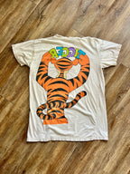 1272 - White Giant Tigger Letter Front & Back Hit Sleep Shirt - OSFA