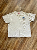 1278 - Grey Thrashed Embroidered Director Mickey WDW Studios Pocket Shirt - L/XL