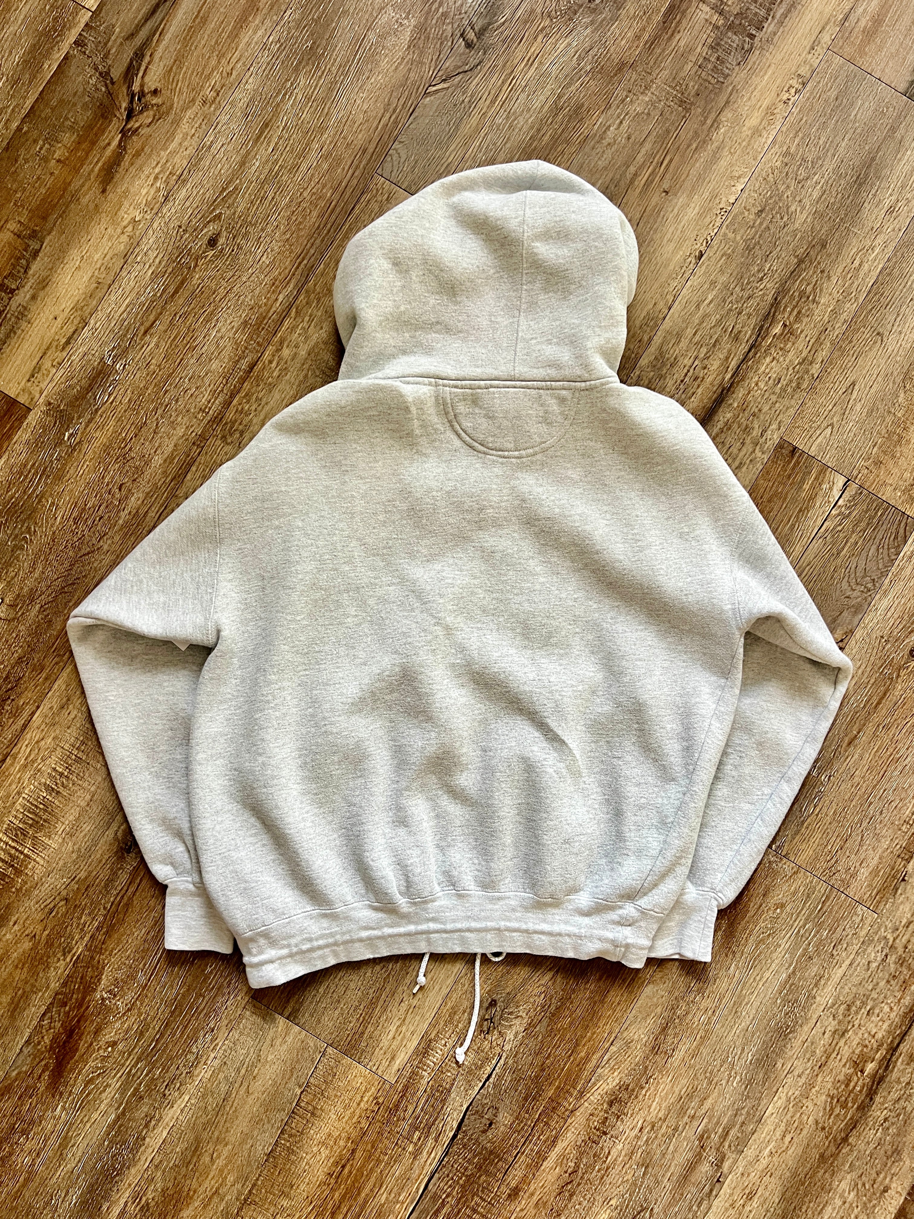 1281 - Grey & Plaid Mickey Inc WDW Applique Hoodie - NT / XL