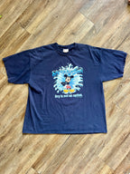 1285 - Navy Splash Mountain Dry is Not an Option Shirt - XL
