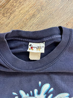 1285 - Navy Splash Mountain Dry is Not an Option Shirt - XL
