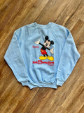 1290 - Blue Character Fashions WDW Logo Mickey Florida Crewneck - M
