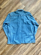 1295 - Denim Embroidered The Disney Store Cast Member Long Sleeve - XL
