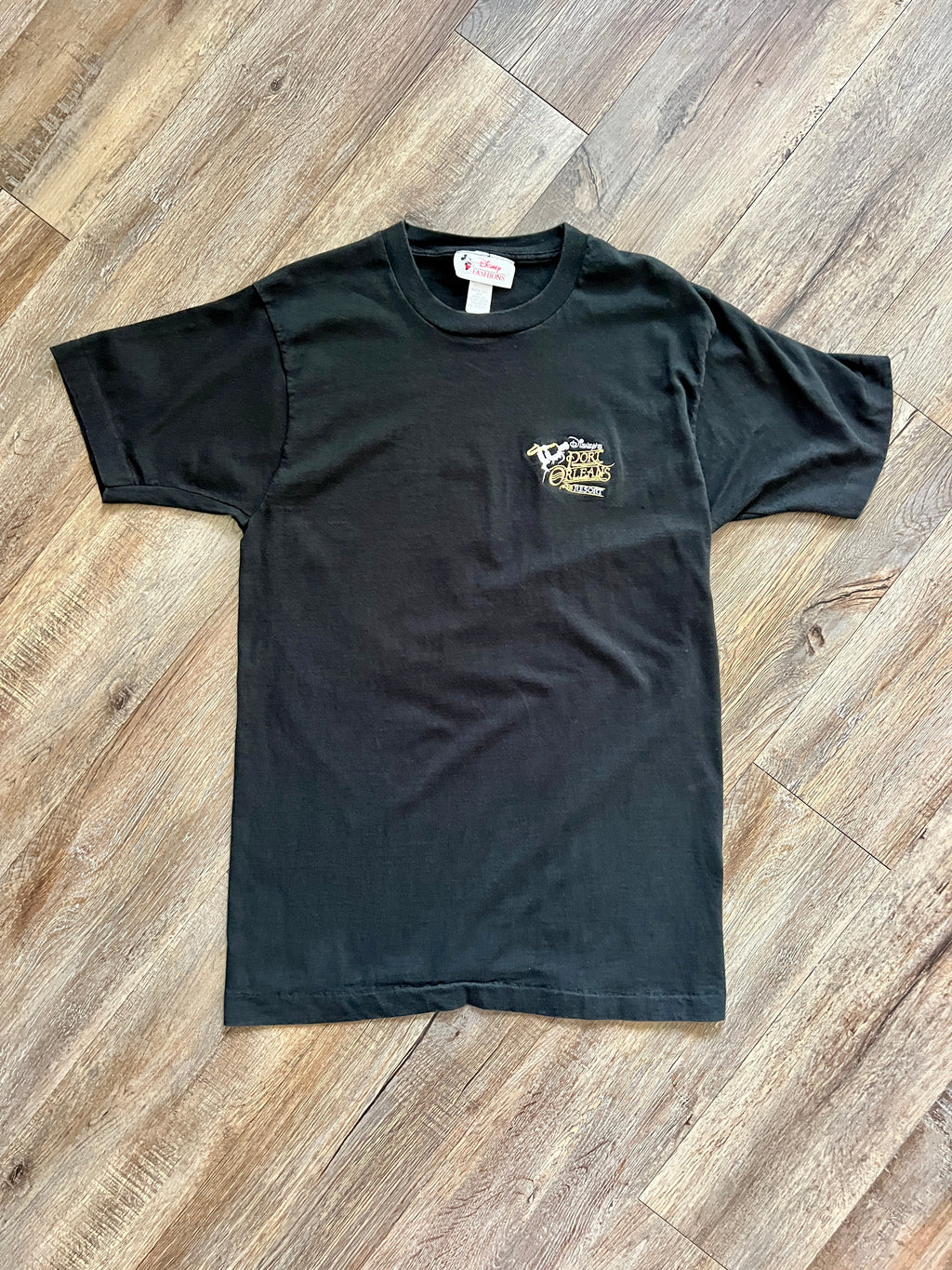 1298 - Black Embroidered Port Orleans Resort Pocket Shirt - L
