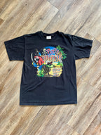 1300 - Black DCL Party Like a Pirate Parrot Shirt - L
