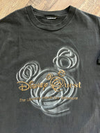 1302 - Black Disney Quest The Ultimate Interactive Adventure Logo Shirt - NT / M