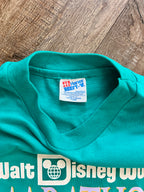 1304 - Teal 1994 Inagural WDW Marathon Volunteer Shirt - XL