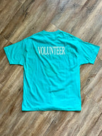 1304 - Teal 1994 Inagural WDW Marathon Volunteer Shirt - XL