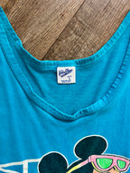 1305 - Blue Velva Sheen Florida Mickey Tank - L